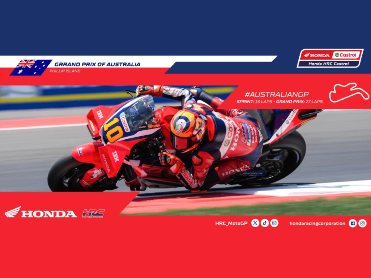【MotoGP】Luca Marini單車出戰！Honda HRC挑戰最後一次菲利普島澳洲GP｜