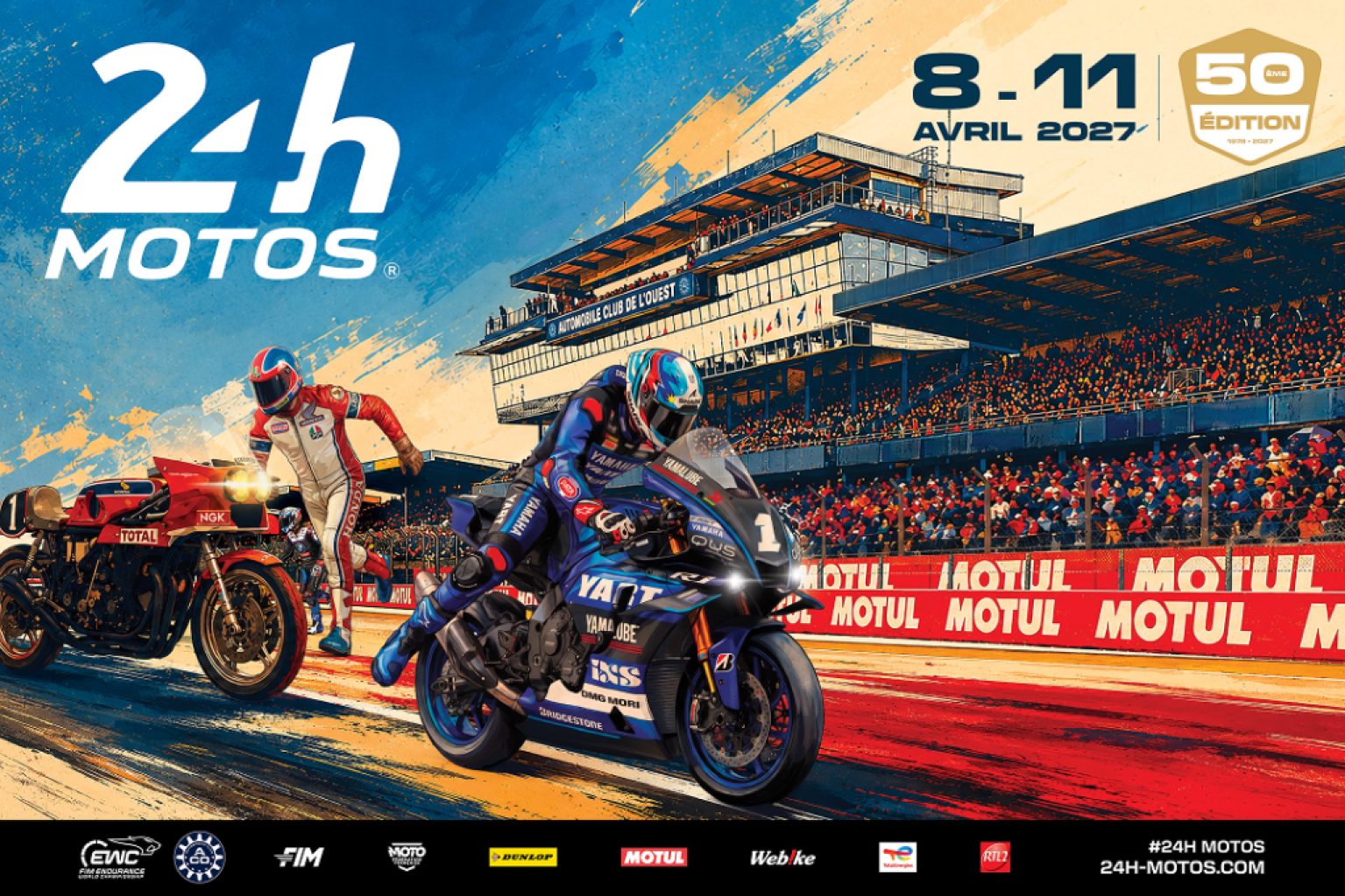 2027 24 Heures Motos利曼24小時耐力賽第50屆門票開賣!4月8–11日Le Mans Circuit Bugatti