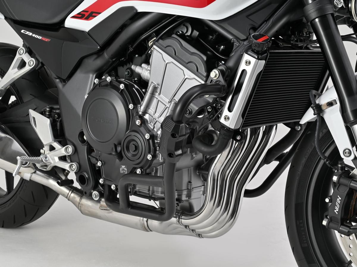 【新製品】Daytona管狀引擎保桿 下部｜新款CB400SF E-Clutch專用×原地倒車降低夾腳風險×可搭配LED霧燈