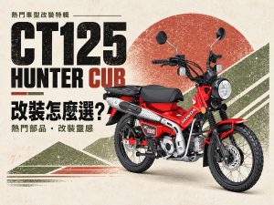 2026 熱銷 CT125 Hunter Cub 改裝推薦:認證排氣管到旅行裝備 6 大方向