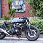2005 Honda“CB750 RC42”Cafe Racer改装—SRV250细长油箱×水平副车架×MINAMI MOTORCYCLE制作×灰蓝色涂装