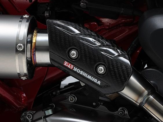 YOSHIMURA TYPE 1 碳纖維防燙蓋 安裝於排氣管