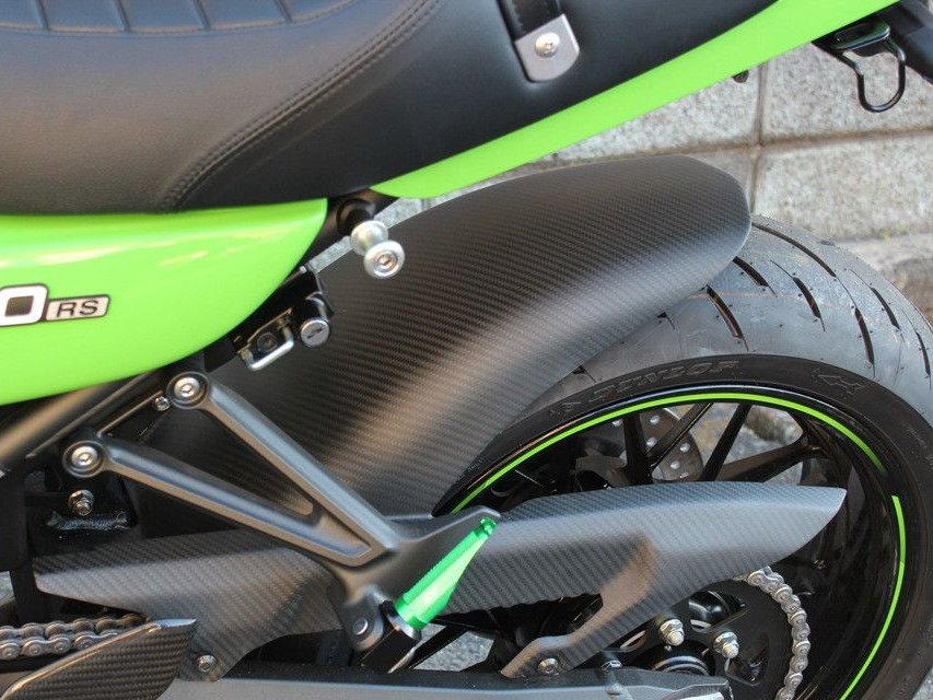 SSK 長版後土除 消光款 安裝於 Z900RS
