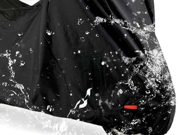 DAYTONA SIMPLE 摩托车罩 防泼水示意