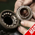 【DIY保養】高里程車龍頭軸承必拆檢！珠碗壓痕導致轉向異常×舊座圈拆除×新珠碗壓入×鋼珠潤滑脂組裝技巧