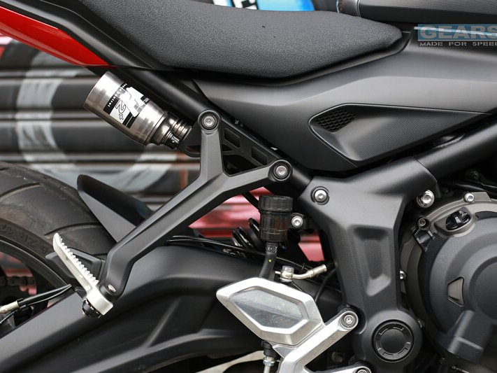 H2P 后避震器 安装于 TRIDENT 660