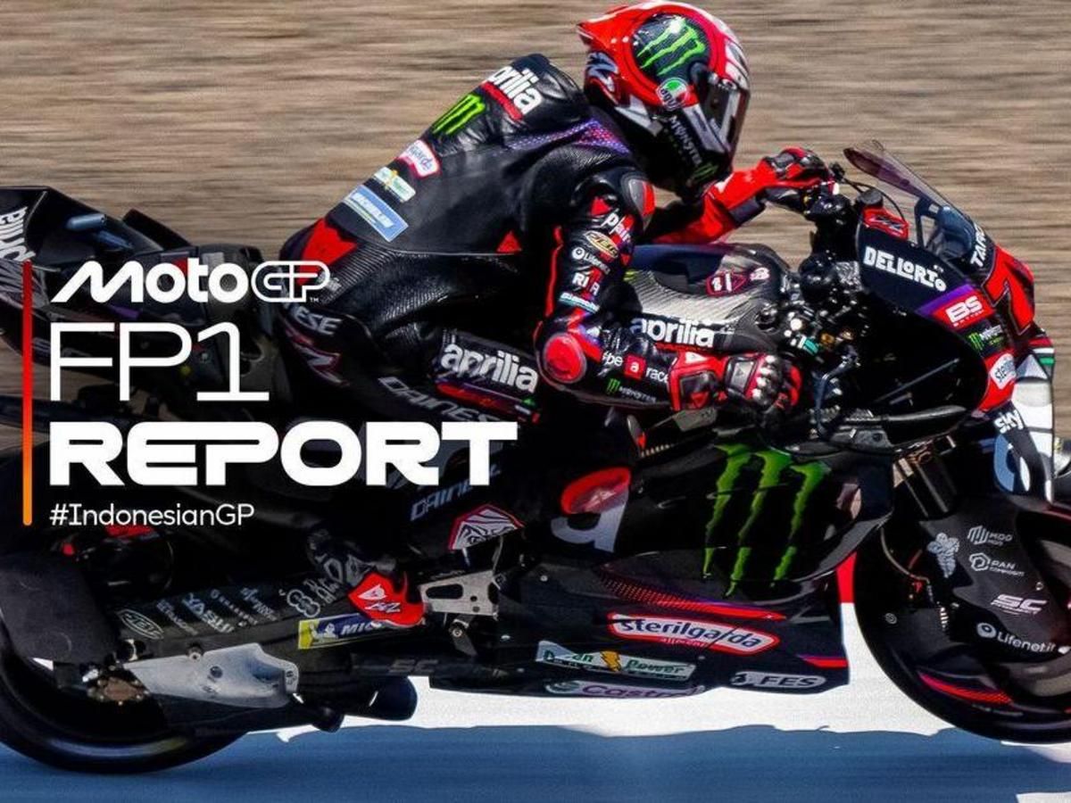 【MotoGP印尼GP FP1】Bezzecchi最速1分30秒132×Marquez第二×Martin第三×小椋藍摔車第21×Aldeguer摔車第九