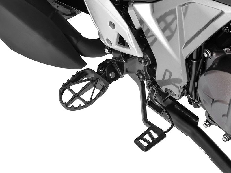 ZETA 鉻鉬鋼寬版腳踏 安裝於 V-STROM 250SX