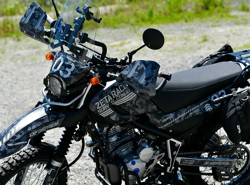 SEROW 250 SURVIVAL ADV 車頭：護弓、風鏡與霧燈