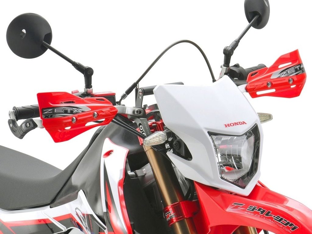 ZETA XC 護罩 紅色 安裝於 CRF250L